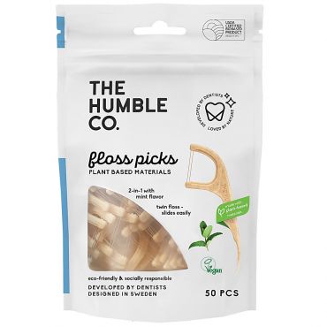 Humble Dental Floss Picks - Mint (50 pack)