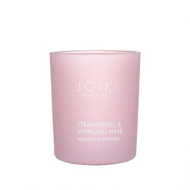JOIK Scented Candle - Strawberry & Sparkling Wine
