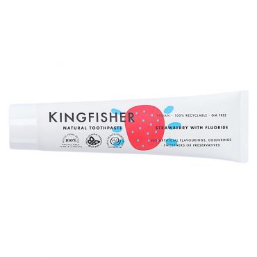 Kingfisher Fluoride Toothpaste - Strawberry