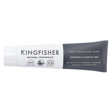 Kingfisher Fluoride Free Toothpaste - Charcoal