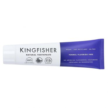 Kingfisher Fluoride Free Toothpaste - Fennel