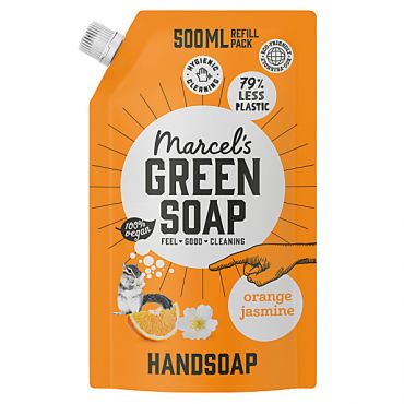 Marcel's Green Soap Hand Soap Orange & Jasmine 500ml Refills