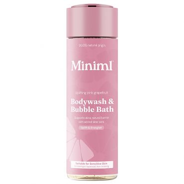 Miniml Uplifting Pink Grapefruit Body Wash & Bubble Bath 400ml