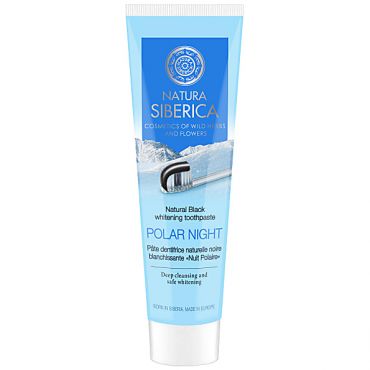 Natura Siberica Natural Black Whitening Toothpaste - Polar Night