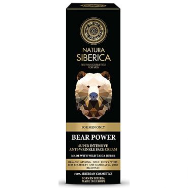 Natura Siberica Men Super Intensive Anti-Wrinkle Face Cream - Bear ...