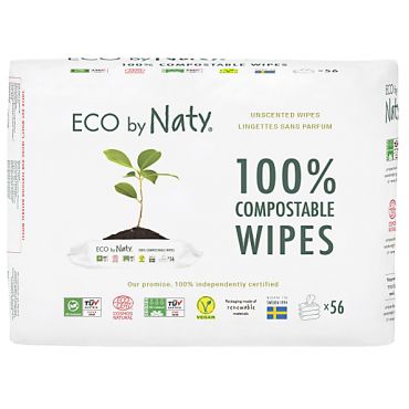 ECO by Naty Wipes - Unscented Triple Pack 3 x 56's