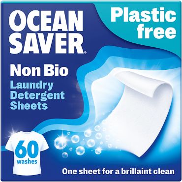 OceanSaver Non-Bio Laundry Detergent Sheets (60 washes)
