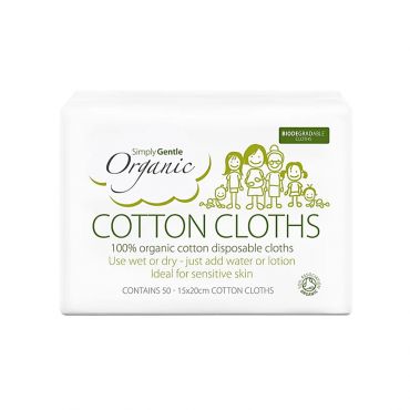 Simply Gentle Organic Dry Cotton Cloths