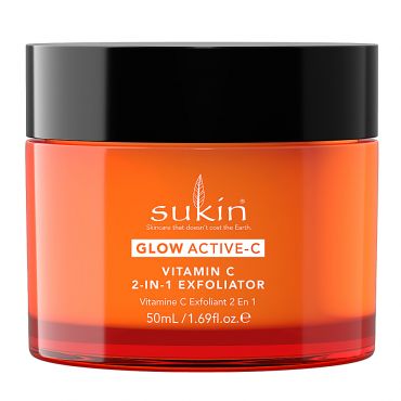 Sukin Glow Active-C Vitamin C 2-In-1 Exfoliator