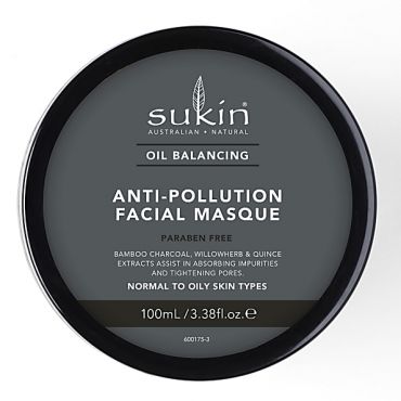 Sukin Oil Balancing + Charcoal Anti-Pollution Facial Masque