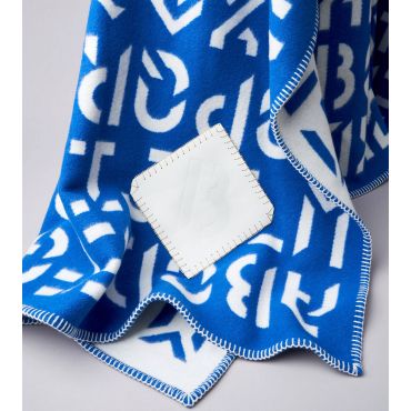Blanket Alphabeta Team Colors Blanket Blue & White - BYREDO