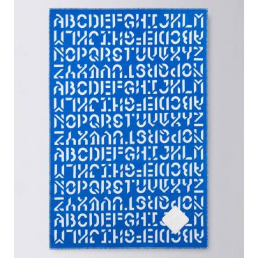 Blanket Alphabeta Team Colors Blanket Blue & White - BYREDO
