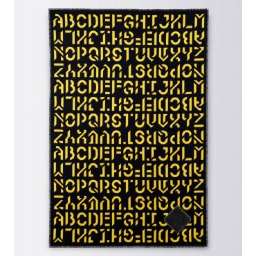 Blanket Alphabeta Team Colors Blanket Black & Yellow - BYREDO