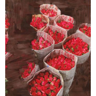 Burning Rose Scented Candle - 70g - BYREDO