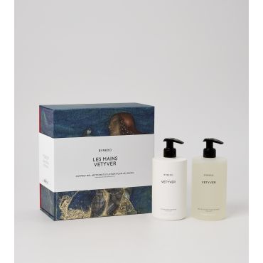 Les Mains Vetyver Set Hand Wash And Hand Lotion - 2 X - 450ml - Limited Edition - BYREDO