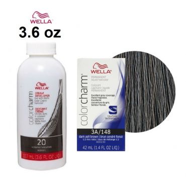 Wella Color Charm Permanent Liquid Hair Colour - 3A+Dev (Vol. 20) 3.6oz