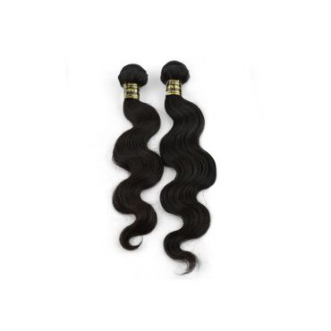 Single Weft Human Hair Extensions - Wavy, 12 inches