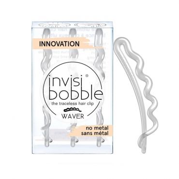 Invisibobble WAVER Crystal Clear Hair Clip x3 - Hair Clip - (2pks)
