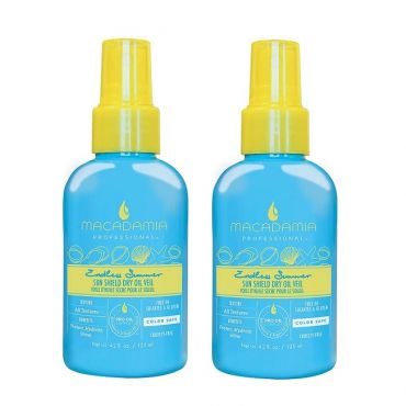 Macadamia Natural Oil Smoothing Shampoo 300ml - Sun Shield Dry Oil 125ml (2pks)