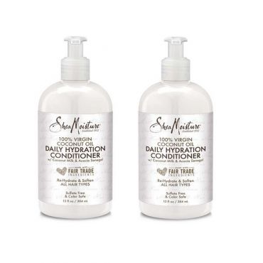 Shea Moisture 100% Virgin Coconut Oil Daily Hydration Shampoo - Wash 13oz - (2pks)