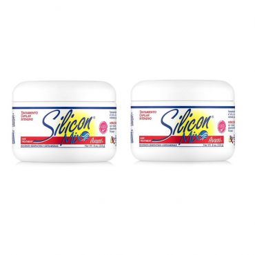 Silicon Mix Shampoo Hidratante & Hair Treatment Set - Treatment 8oz - (2pks)