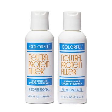 Colorful Neutral Protein Hair Filler 1.2 oz. - 2 Protein Fillers, 4 oz.