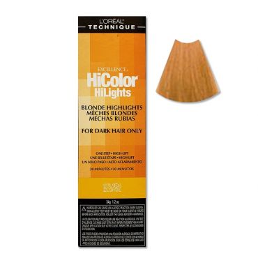L'Oreal HiColor BLONDE HiLights For Dark Hair Only Golden Blonde - Golden Blonde, 1 Hair Colour, No Thanks