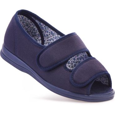 Cosyfeet Milly Women's Extra Wide Fabric Shoes for Swollen Feet