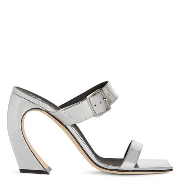 Giuseppe Zanotti MUSA Womens Sandals Silver