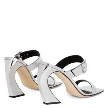 Giuseppe Zanotti MUSA Womens Sandals Silver