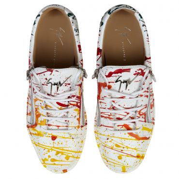 Giuseppe Zanotti FRANKIE Mens Low top sneakers White