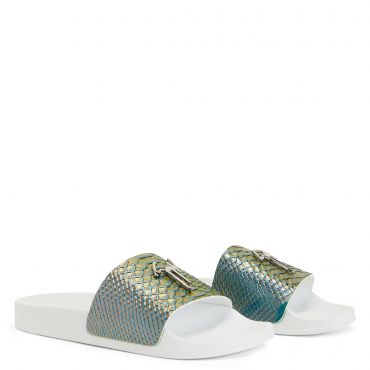 Giuseppe Zanotti BRETT Mens Flats Blue