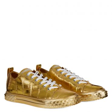 Giuseppe Zanotti BLABBER Mens Low top sneakers Gold