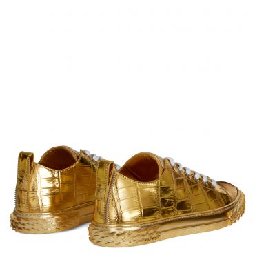Giuseppe Zanotti BLABBER Mens Low top sneakers Gold