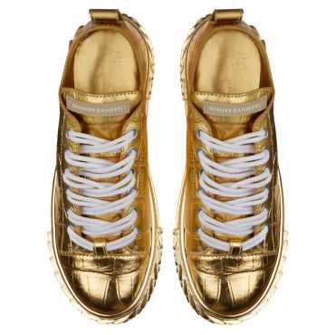 Giuseppe Zanotti BLABBER Mens Low top sneakers Gold