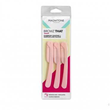 Magnitone - Browz That! Eyebrow Shaping &amp; Dermaplane Razor (3 pack)
