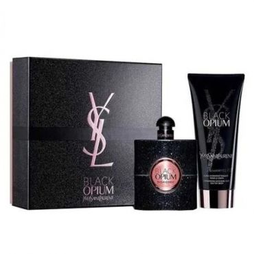 Yves Saint Laurent - Black Opium Gift Set Eau De Parfum + Body Lotion (50ml)
