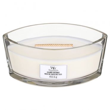 WoodWick - Island Coconut Hearthwick Ellipse Candle