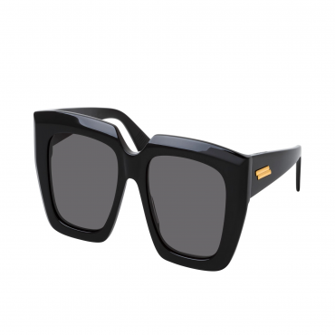 Bottega Veneta - BV1030SA 001 Black &amp; Grey Sunglasses
