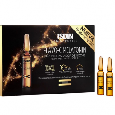 Isdin Isdinceutics - Flavo-C Melatonin Ampoules (30 x 2ml)