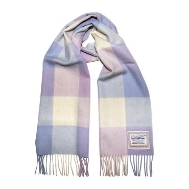 Heritage Traditions - Lilac Box Brushed Wool Scarf