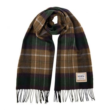Heritage Traditions - Country Purple Tan Check Scarf