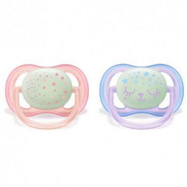 Philips Avent Pacifiers 0-6 months Ultra Air Pink Symmetrical - Silicone
