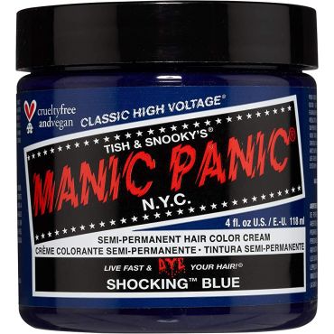 Manic Panic - High Voltage Semi-Permanent Hair Colour Cream - Shocking Blue (118ml)