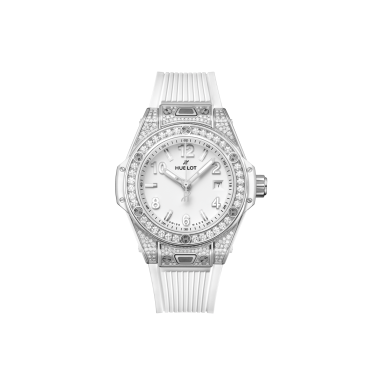 Hublot Watch Big Bang One Click Steel White Pavé 33 mm
