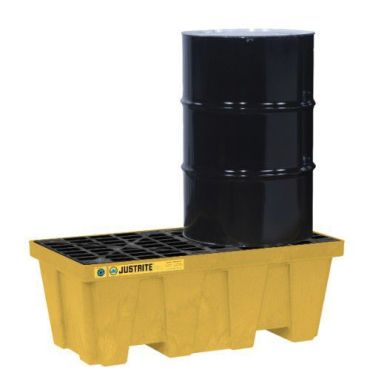 Justrite - Valuma-allas (pe) 2 x 200 l tynnyrille