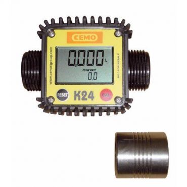 Cemo - Elektroninen virtausmittari k24 10-120 l/min kalibroitav