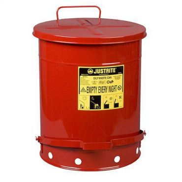 Justrite - Jätesäiliö herkästi syttyvälle jätteelle (52 l) p