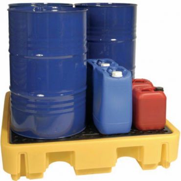 Jonesco - Valuma-allas hdpe 4 x 200 l tynnyrille keltainen