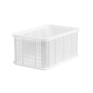 Nopla - Säilytyslaatikko new york 55 l valkoinen rei’itetty 600x400